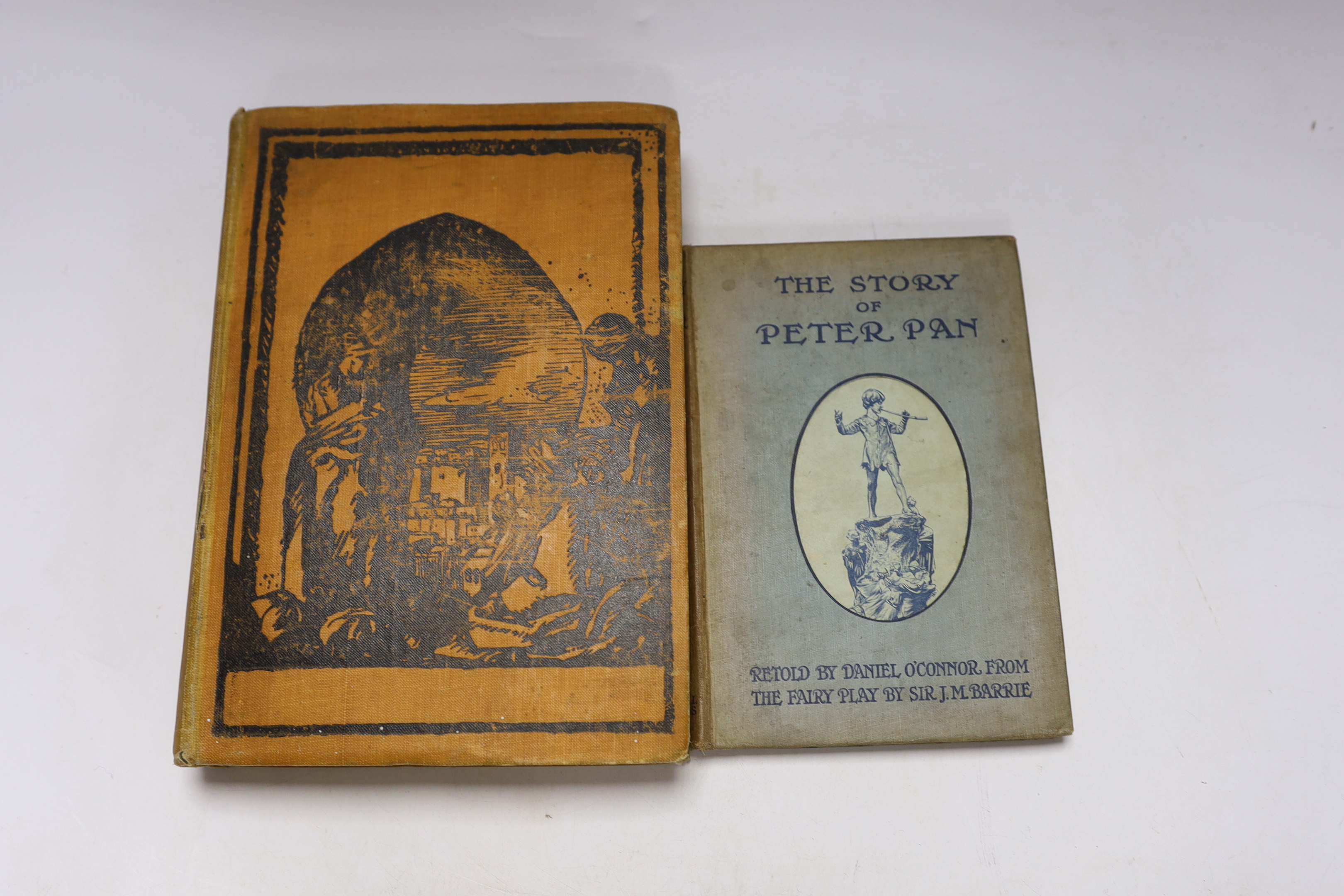 Eothen, illustrated by Frank Brangwyn, Story of Peter Pan and three other children’s books